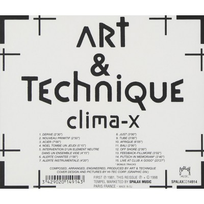ART & TECHNIQUE  "CLIMA-X"