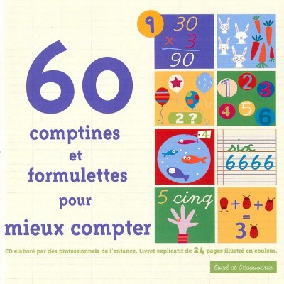 60 COMPTINES ET FORMULETTES POUR MIEUX COMPTER