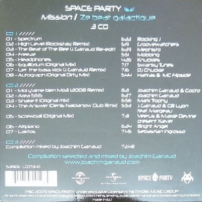 JOACHIM GARRAUD  "SPACE PARTY, MISSION I : ZE BEAT GALACTIQUE"