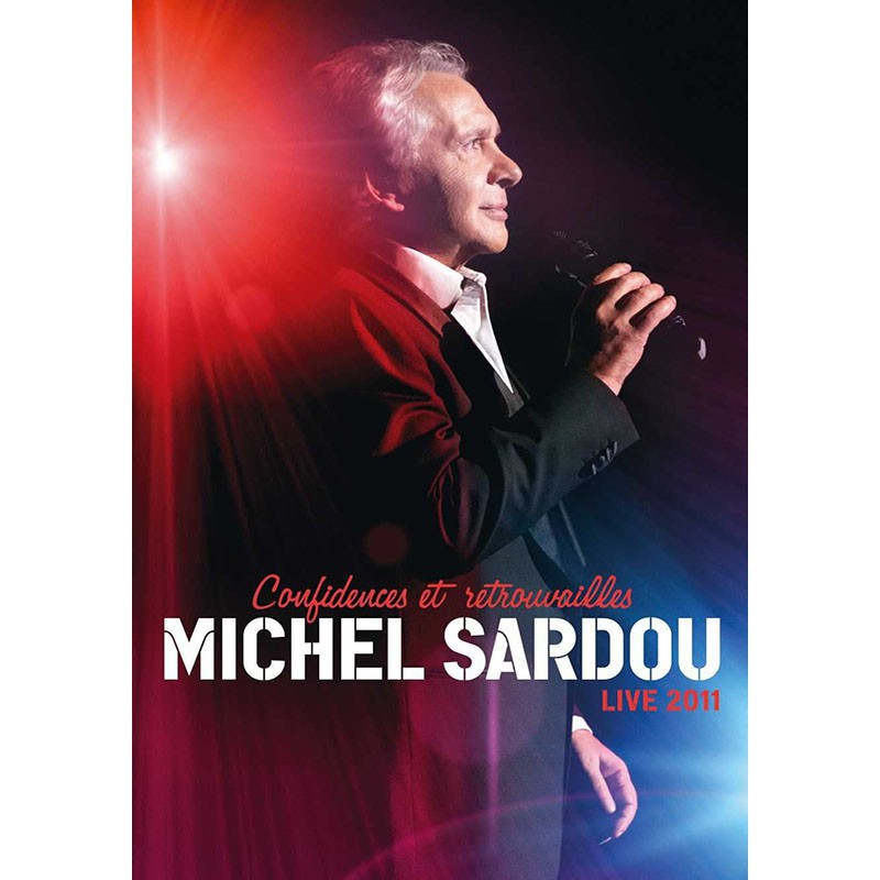 MICHEL SARDOU  "CONFIDENCES ET RETROUVAILLES LIVE 2011" DVD