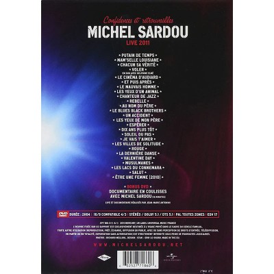 MICHEL SARDOU  "CONFIDENCES ET RETROUVAILLES LIVE 2011" DVD