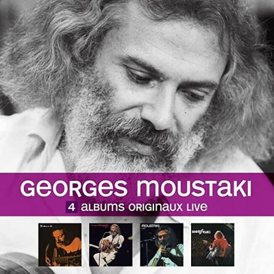 GEORGES MOUSTAKI  "4 ALBUMS ORIGINAUX"