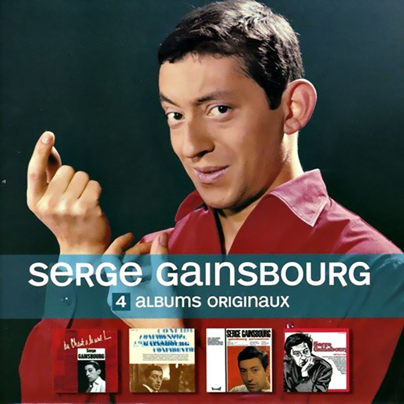 SERGE GAINSBOURG  "4 ALBUMS ORIGINAUX"