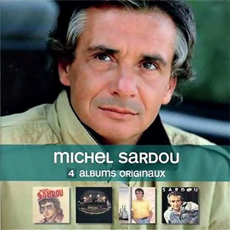 MICHEL SARDOU  "4 ALBUMS ORIGINAUX"