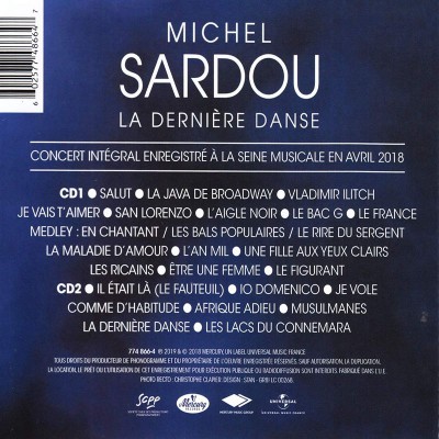 MICHEL SARDOU  "LA DERNIÈRE DANSE"