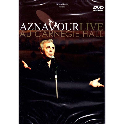 CHARLES AZNAVOUR "AZNAVOUR LIVE AU CARNEGIE HALL" DVD