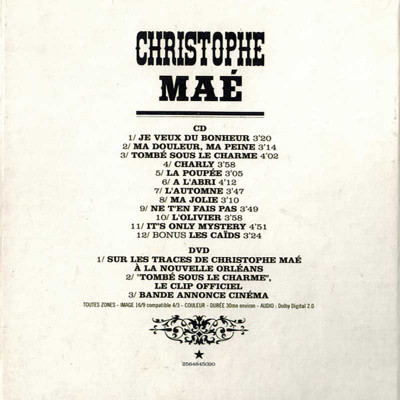 CHRISTOPHE MAÉ "JE VEUX DU BONHEUR" EDITION DELUXE COLLECTOR CD+DVD