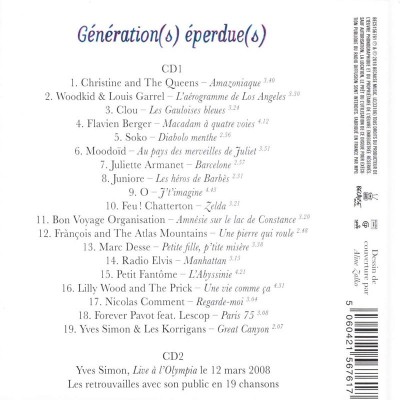 YVES SIMON  "GENERATION(S) EPERDUE(S)"
